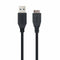 USB-C-kabel NANOCABLE 10.01.1101-BK Zwart 1 m
