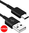 USB C kabel - USB C naar USB A kabel - USB C oplader - USB naar USB C kabel - USB C naar USB kabel - USB a naar USB C kabel - USB C lader kabel - Zwart - 1.2M - 4-PACK