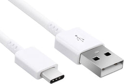 USB C kabel - USB C naar USB A kabel - USB C oplader - USB naar USB C kabel - USB C naar USB kabel - USB a naar USB C kabel - USB C lader kabel - Wit - 1.2M