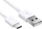 USB C kabel - USB C naar USB A kabel - USB C oplader - USB naar USB C kabel - USB C naar USB kabel - USB a naar USB C kabel - USB C lader kabel - Wit - 1.2M