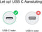 USB C naar 8-pins kabel geschikt voor iPhone - Oplader kabel - Kabel geschikt voor lightning - 4-PACK