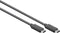 USB-C naar USB-C kabel - USB3.0 - tot 20V/3A / zwart - 3 meter
