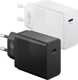 USB-C PD-snellader (25 W), zwart 5 Volt 3.0 Ampere