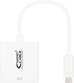 USB C to HDMI Adapter NANOCABLE 10.16.4102 15 cm White