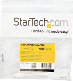 USB C to HDMI Adapter Startech CDP2HD4K60W White