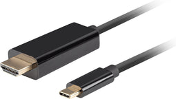 USB C to HDMI Cable Lanberg CA-CMHD-10CU-0010-BK