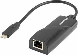USB C to RJ45 Network Adapter Lanberg NC-1000-02 Black 0,15 m
