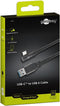 USB-C to USB A 3.0 cable, USB 3.0 plug type A to USB-C plug, 90 ° USB-C plug, synch and charging cab