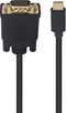 USB C to VGA Adapter Ewent EC1052 Black 1,8 m