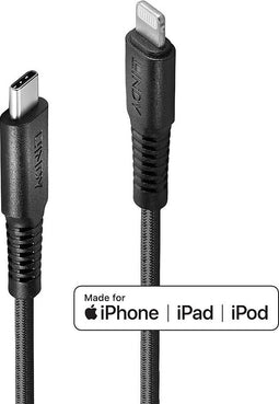 USB Cable LINDY 31286 Black