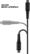 USB Cable LINDY 31286 Black