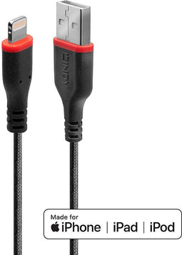 USB Cable LINDY 31291 Black 1 m