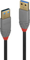 USB Cable LINDY 36754 Black 5 m