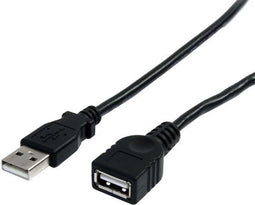 USB Cable Startech USBEXTAA3BK USB A Black