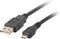 USB Cable to Micro USB Lanberg 480 Mb/s Black