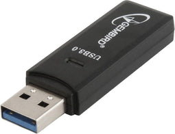 USB Cardreader met USB-A connector en 2 kaartsleuven - voor (Micro) SD/MMC/TF - USB3.0