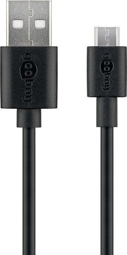 USB data cable from USB to Micro USB 2.0 meters
