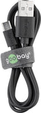 USB data cable from USB to Micro USB 2.0 meters
