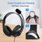 USB-headset met ruisonderdrukkende microfoon stereo Onear pc-koptelefoon voor computer Laptop Thuiskantoor Callcenter Zakelijk Skype-teams Voip Softphone-chat Pro-microfoon voor spraakherkenning Dragon Nuance Mairdi
