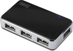 USB Hub Digitus DA-70220 Black Black/Grey
