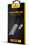 USB Hub GEMBIRD 4-port USB hub 1 x USB 3.1 + 3 x USB 2.0 Silver