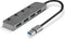 USB Hub LINDY Black Grey (1 Unit)