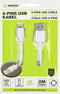 USB > iPhone Lightning kabel, wit 2.00M (hangverpakking)