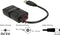 USB kabel 0.15 meter USB A Zwart