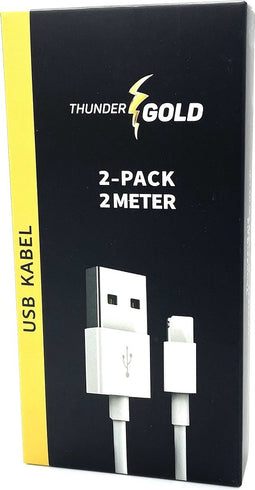 USB Kabel - 2-Pack - 2 Meter