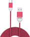 USB-Kabel Type-C, 1,5 meter, Rood - Rubber - Celly | Pantone