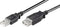 USB-Kabel - USB 2.0 - USB-A Male - USB-A Female - 7.5 W - 480 Mbps - Vernikkeld - 1.00 m - Rond - PVC - Zwart - Label