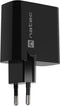 USB-LADER NATEC RIBERA GAN 1X USB-A + 1X USB-C 45W ZWART NUC-2143
