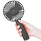 USB mini hand fan with battery and USB charging cable, with stand function