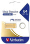 USB stick Verbatim Executive Golden 64 GB