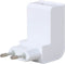 USB thuislader met 1 poort - haaks - 2,1A / wit