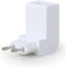 USB thuislader met 1 poort - haaks - 2,1A / wit