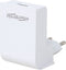 USB thuislader met 1 poort - haaks - 2,1A / wit
