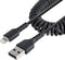 USB to Lightning Cable Startech RUSB2ALT50CMBC Black 50 cm