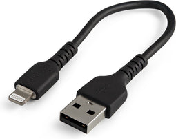 USB to Lightning Cable Startech RUSBLTMM15CMB Black 15 cm