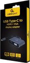 USB to VGA/HDMI Adapter GEMBIRD A-USB3C-HDMIVGA-01