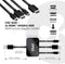 USB Type C + HDMI + MiniDisplayPort 1.2to HDMI 4K60Hz HDR M/M Active Adapter 32AWG