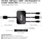 USB Type C + HDMI + MiniDisplayPort 1.2to HDMI 4K60Hz HDR M/M Active Adapter 32AWG