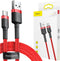 USB - USB-C kabel 300 cm rood