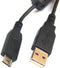 USB-verbindingskabel geschikt voor de Panasonic Lumix DMC-FT1, DMC-FT2, DMC-FZ38, DMC-GH1, DMC-TZ6, DMC-TZ7, DMC-TZ10