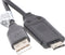 USB-verbindingskabel geschikt voor Samsung ES55, PL20, WB5500, WB600, WP10