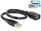 USB Verl. Delock A - A St/Bu 0.35m ShapeCable