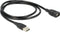 USB Verl. Delock A - A St/Bu 1.00m ShapeCable zw