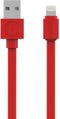 USBcable Lightning Flat; RED
