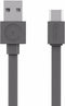 USBcable USB-C Flat; GREY