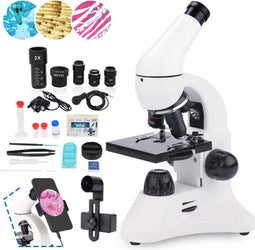 USCAMEL® Microscoop - 10 Vergrotingsinstellingen (40X, 100X, 250X, 400X, 1000X) - Microscoop Digitaal - Microscopen